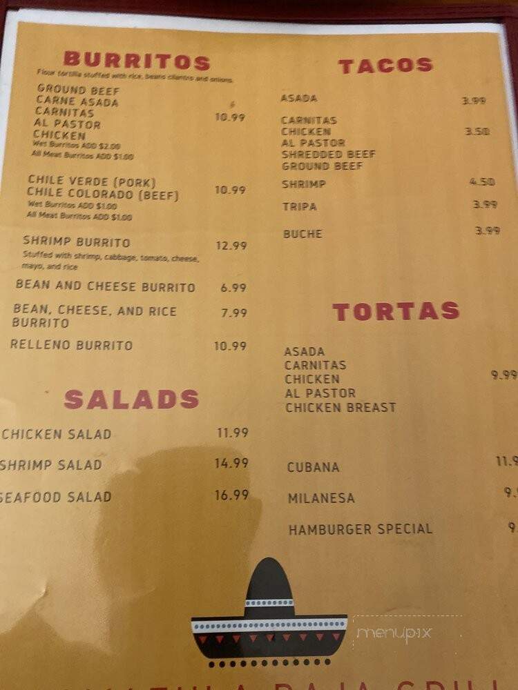 Tacos Tamazula - Norco, CA menu_pic