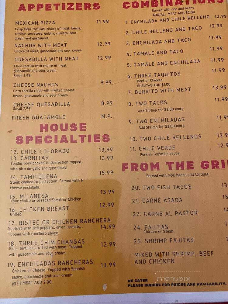 Tacos Tamazula - Norco, CA menu_pic