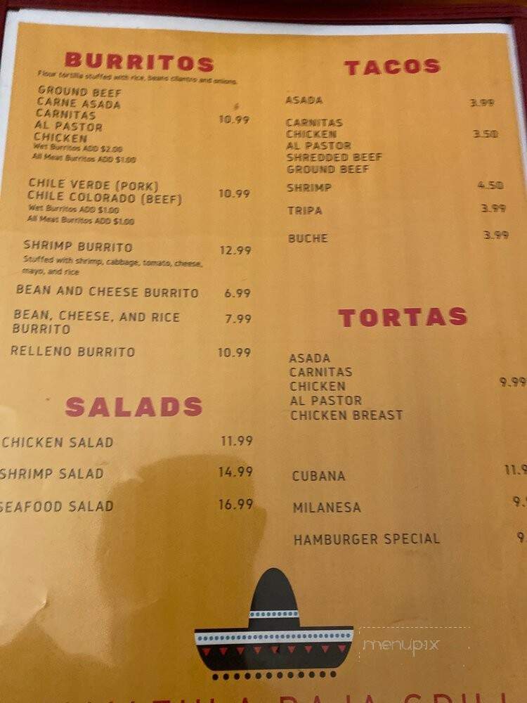 Tacos Tamazula - Norco, CA menu_pic