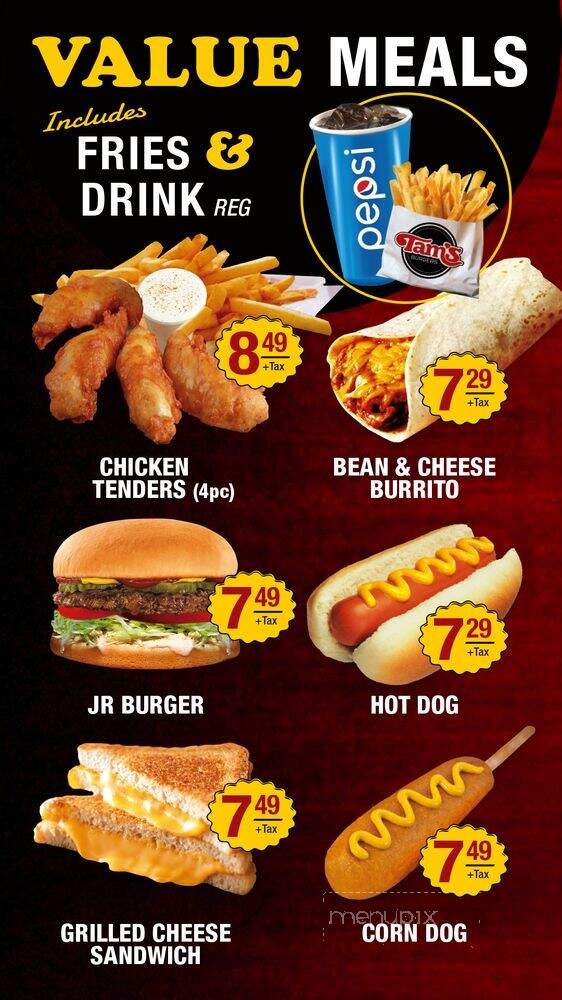 Tam's 36 - Rancho Cucamonga, CA menu_pic