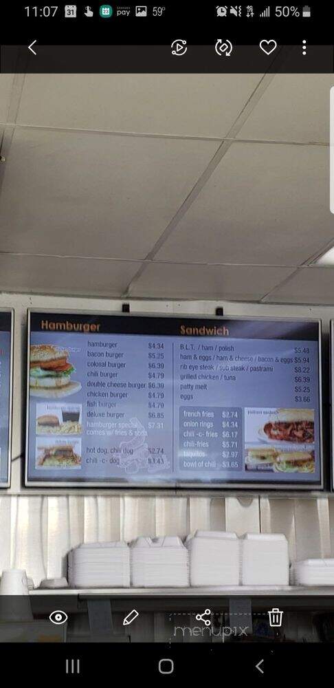 Tam's Junior Burger II - Los Angeles, CA menu_pic