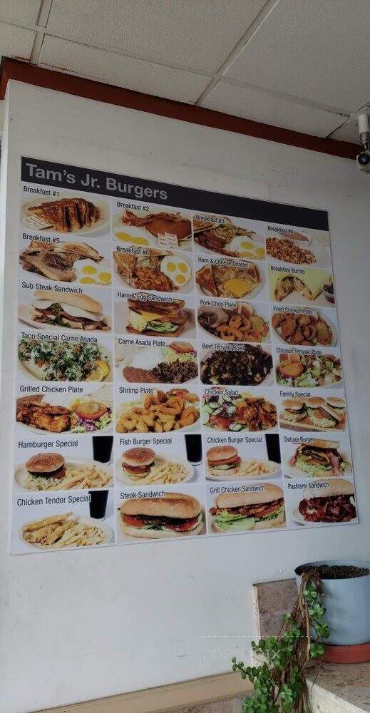 Tam's Junior Burger II - Los Angeles, CA menu_pic