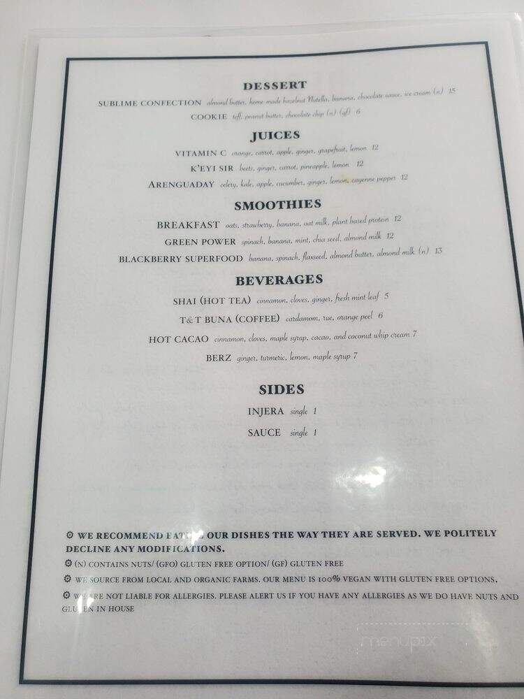 T&T Lifestyle - Los Angeles, CA menu_pic