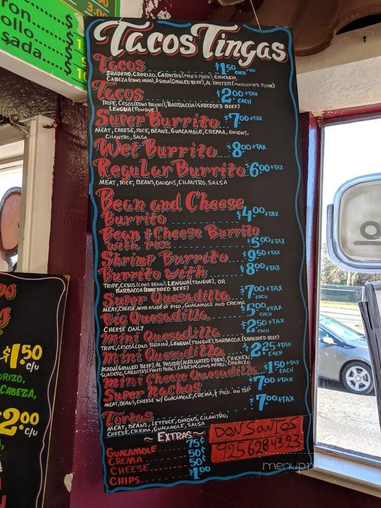 Taqueria Acatlan - Pittsburg, CA menu_pic
