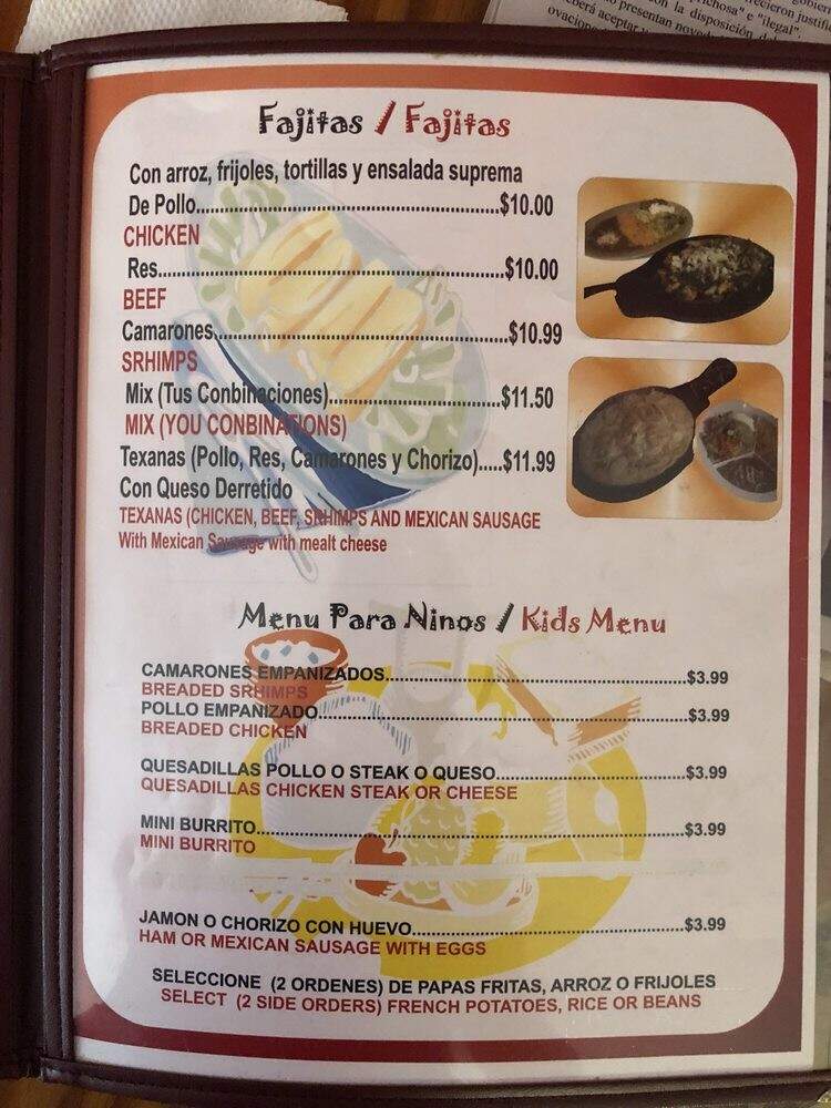 Taqueria Altamirano - Tifton, GA menu_pic