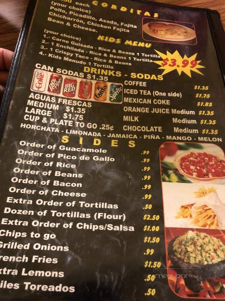 Taqueria Atotonilco - San Antonio, TX menu_pic
