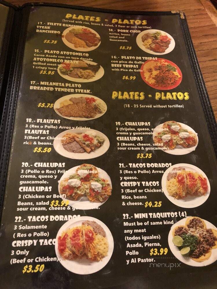 Taqueria Atotonilco - San Antonio, TX menu_pic