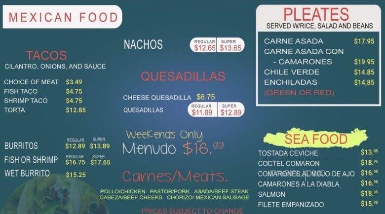 Taqueria Aurorita - San Leandro, CA