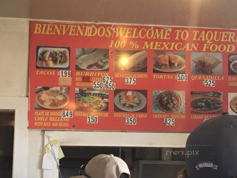 Taquiera Chapala - Stockton, CA menu_pic
