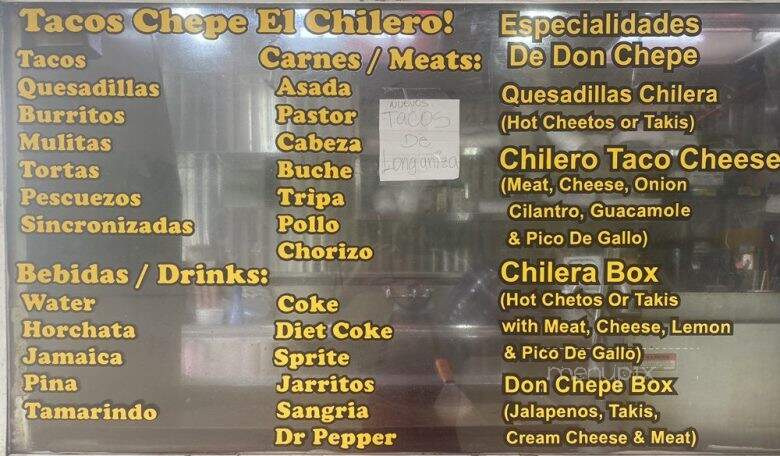 Taqueria Chepe El Chilero - El Monte, CA menu_pic
