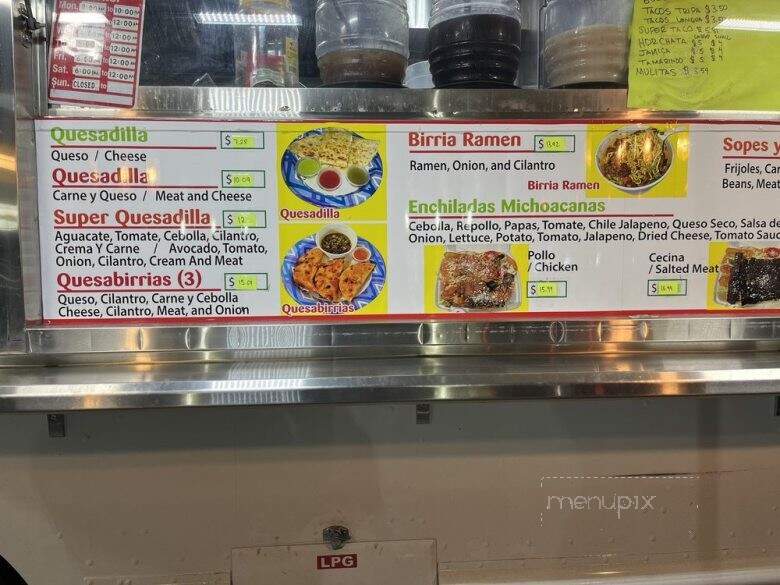 Taqueria Conchita - San Jose, CA menu_pic