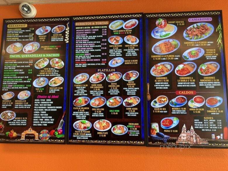 Taqueria Consuelito - Livermore, CA menu_pic