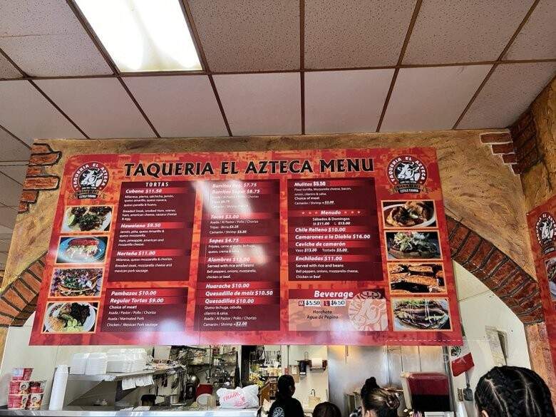 Taqueria El Azteca - Stockton, CA menu_pic