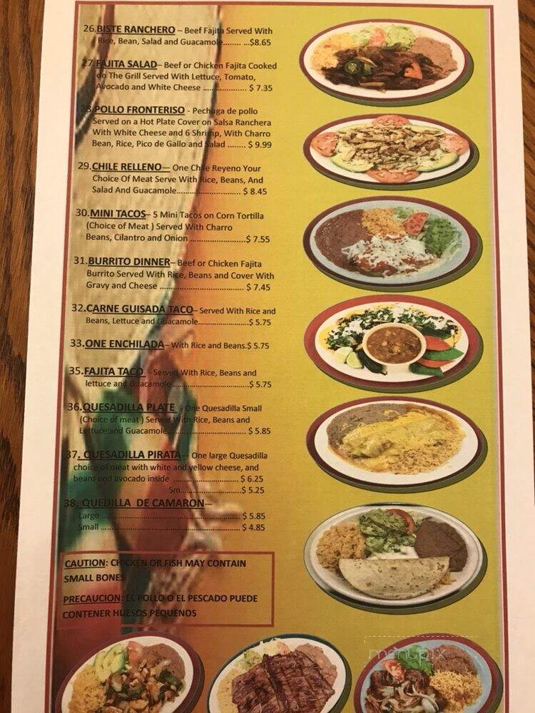 Taqueria La Esquinita - Kingsville, TX menu_pic