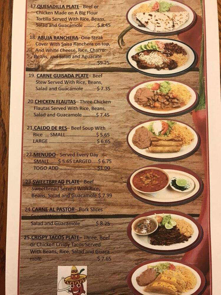 Taqueria La Esquinita - Kingsville, TX menu_pic