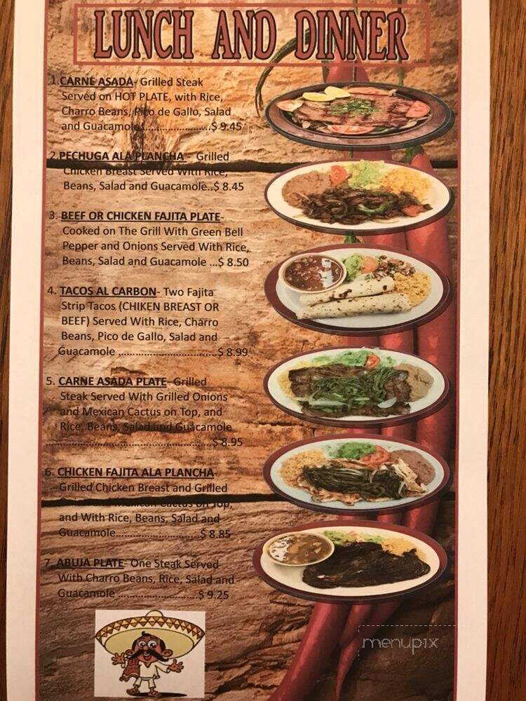 Taqueria La Esquinita - Kingsville, TX menu_pic