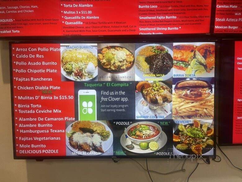 Taqueria El Compita - Denver, CO menu_pic