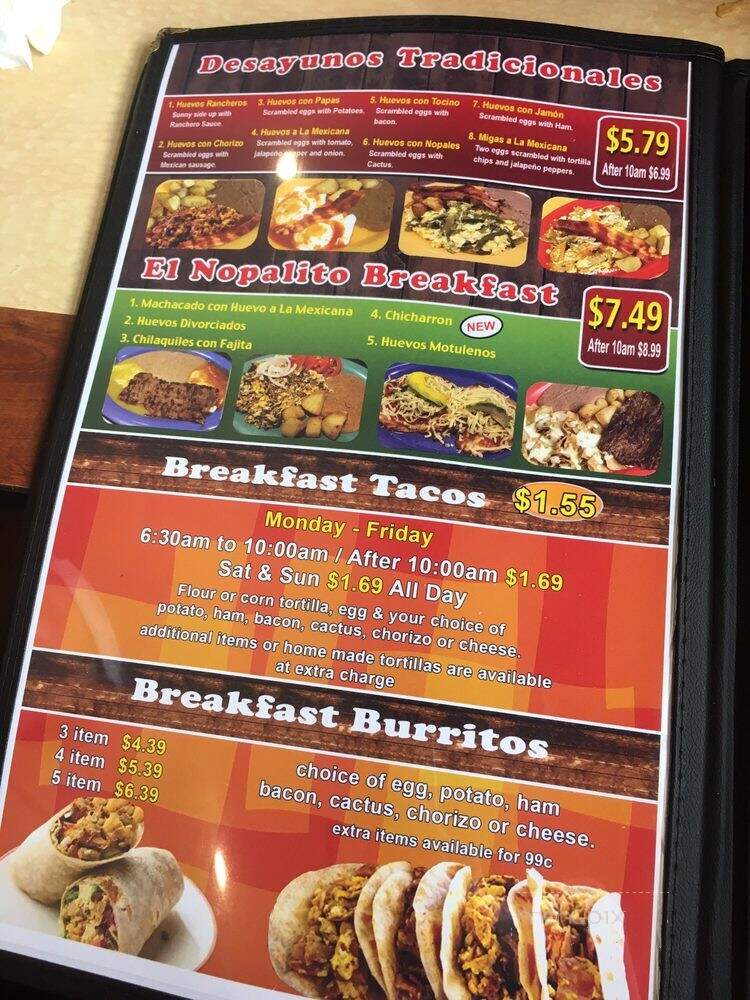 Taqueria Regiomontana - Houston, TX menu_pic