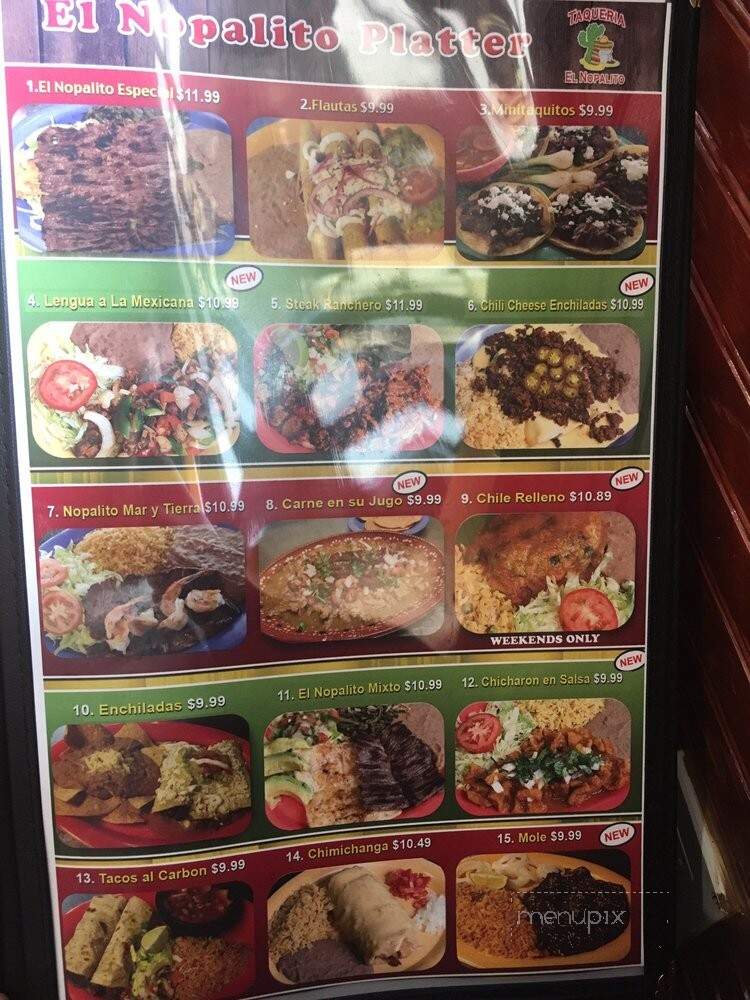 Taqueria Regiomontana - Houston, TX menu_pic