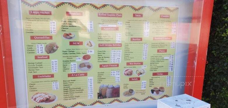 Taqueria El Primo - Anaheim, CA menu_pic