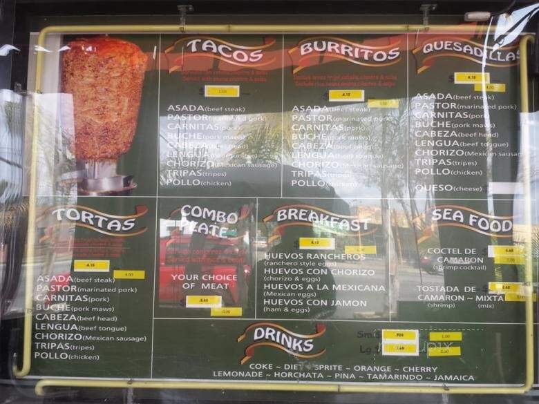 Tacos Y Mariscos El Tio - Bellflower, CA menu_pic