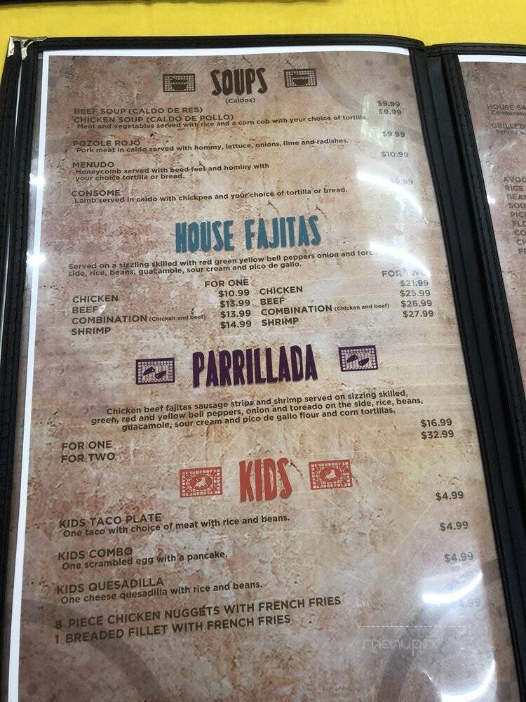 Taqueria El Toro - Forest Hill, TX menu_pic