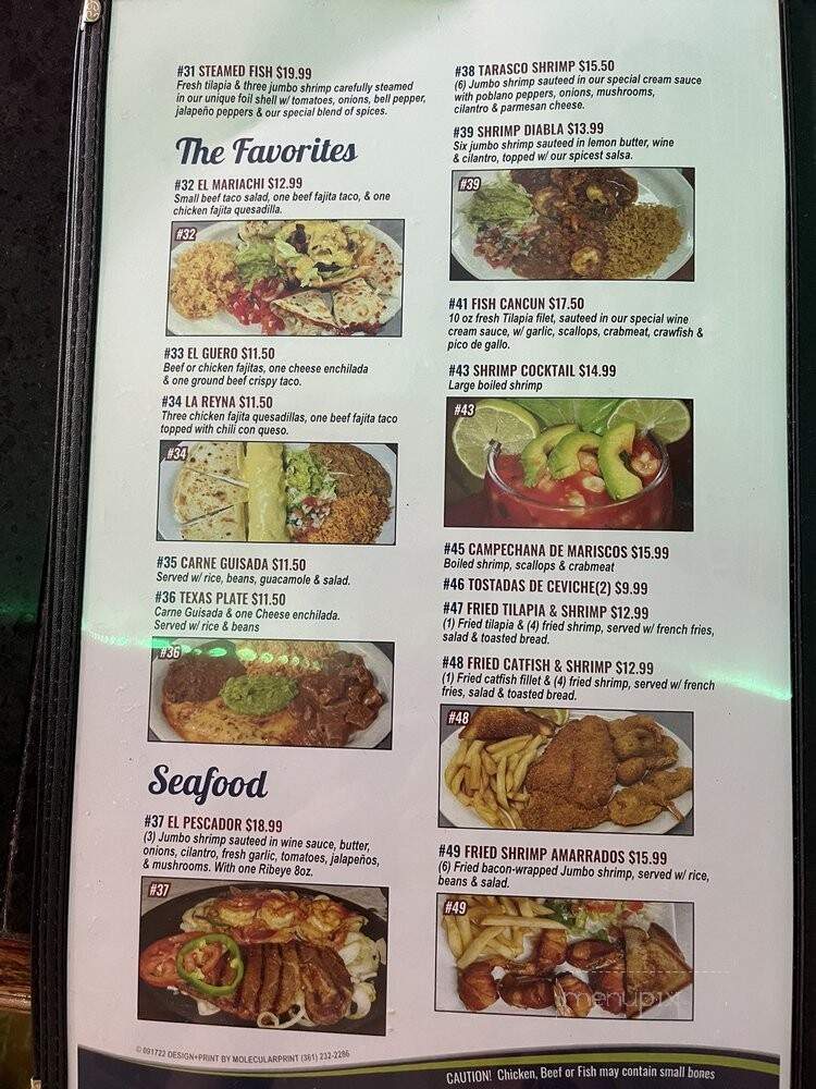 Taqueria Express & Seafood 2 - Corpus Christi, TX menu_pic