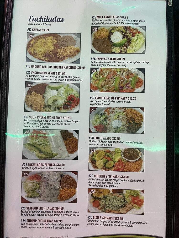 Taqueria Express & Seafood 2 - Corpus Christi, TX menu_pic