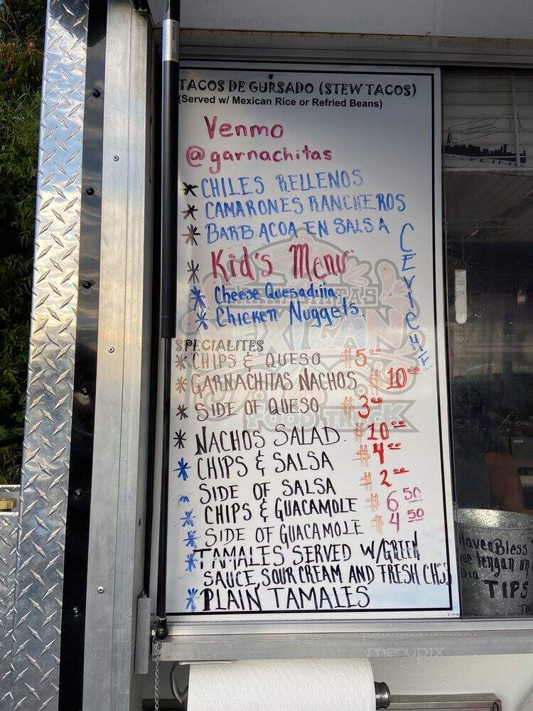 Taqueria Garnachitas - Gardendale, AL menu_pic