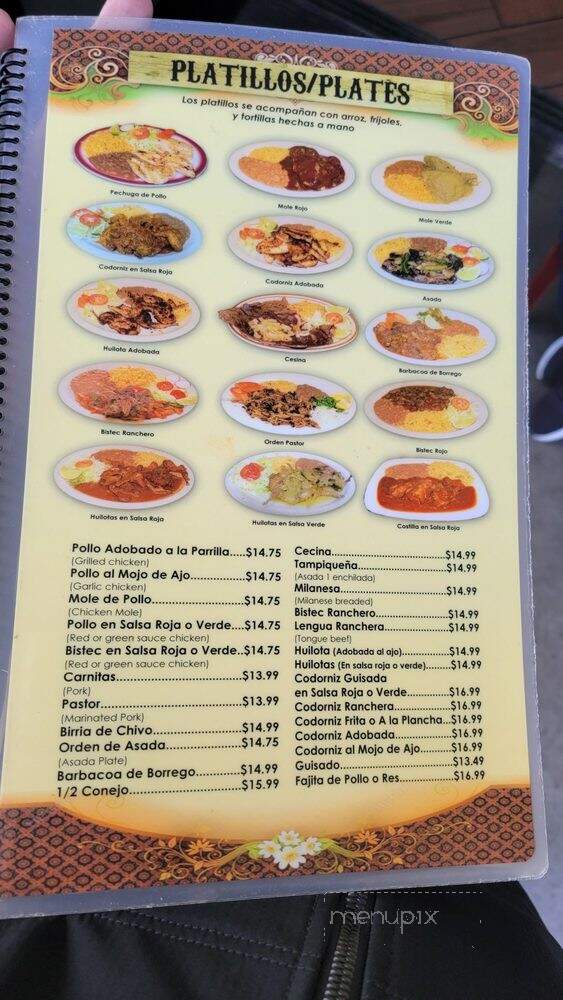 Taqueria Guerrero - Santa Ana, CA menu_pic