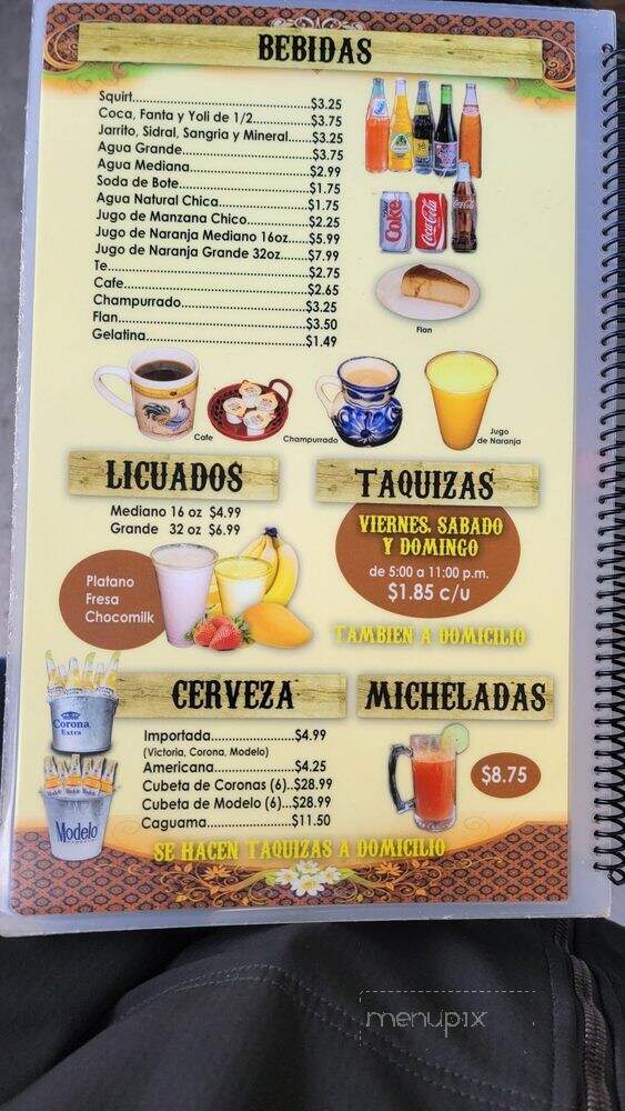 Taqueria Guerrero - Santa Ana, CA menu_pic