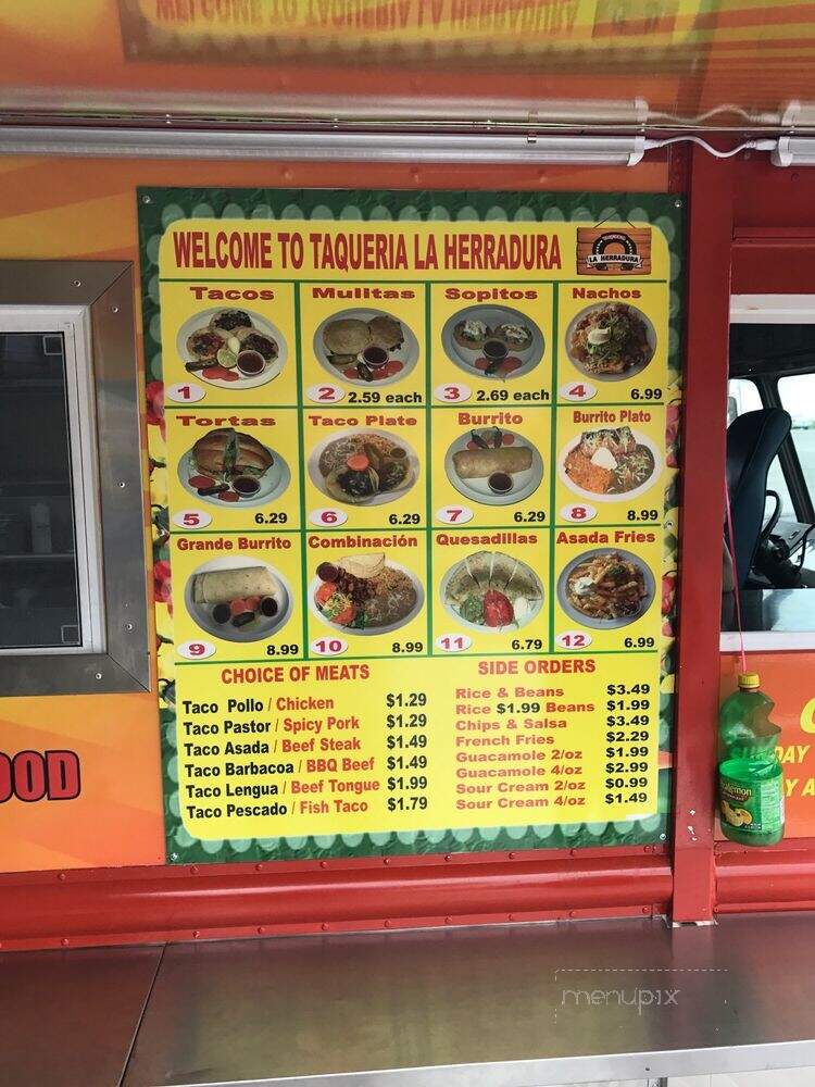 Taqueria Herradero - Richardson, TX menu_pic