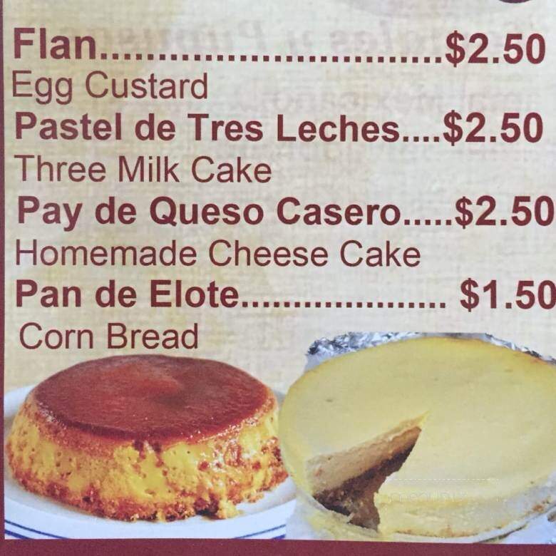 Taqueria Hidalgo - Greensboro, NC menu_pic