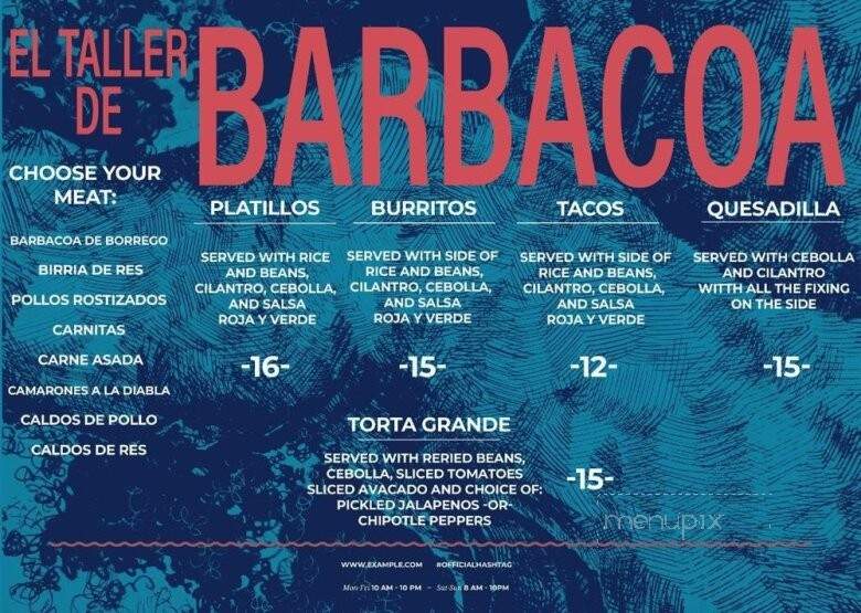 TAQUERIA IMPERIAL - Spring Valley, CA menu_pic
