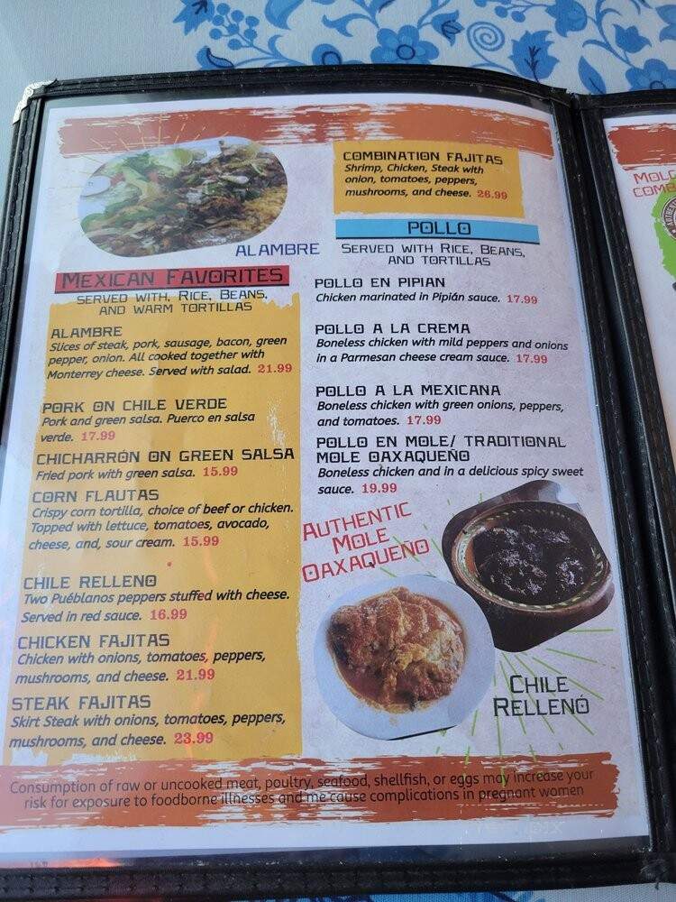 Taceria Juqulipa - Chehalis, WA menu_pic