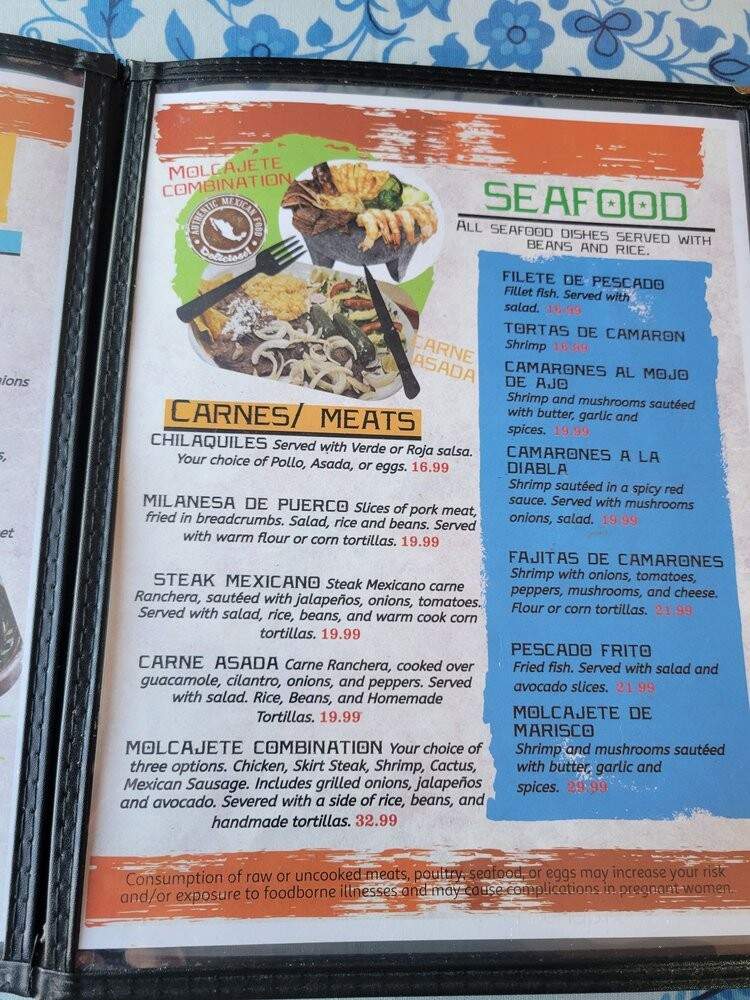 Taceria Juqulipa - Chehalis, WA menu_pic