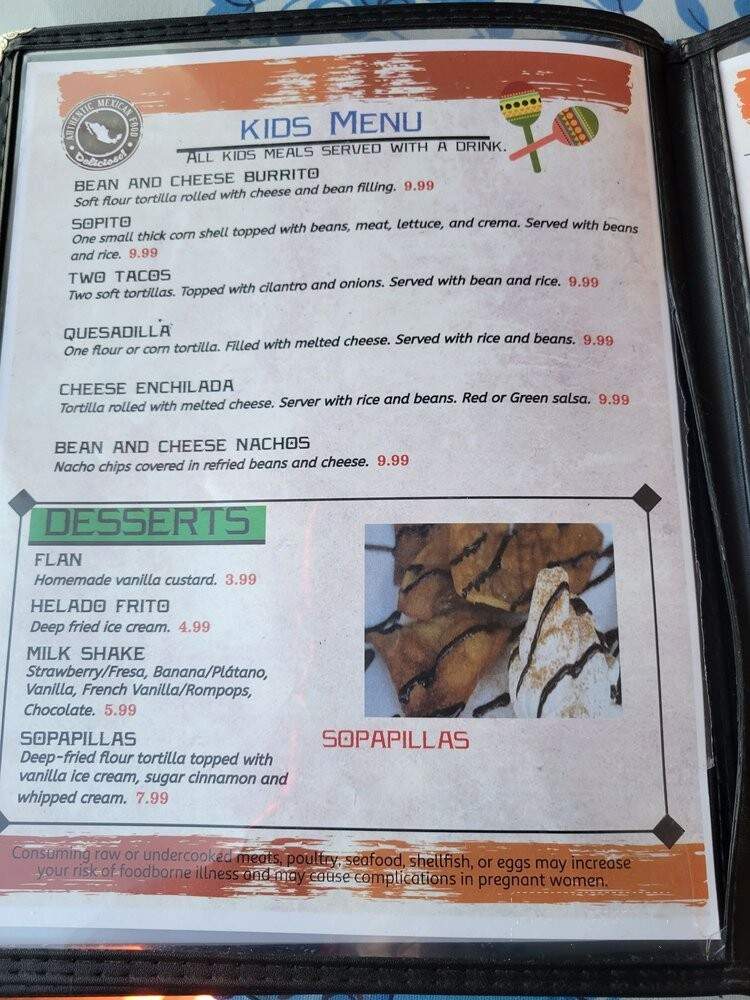 Taceria Juqulipa - Chehalis, WA menu_pic