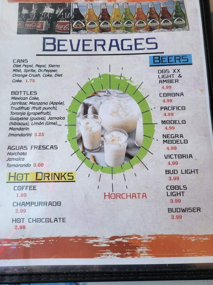 Taceria Juqulipa - Chehalis, WA menu_pic
