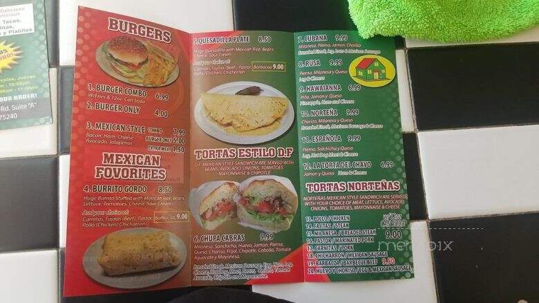 Taqueria La Casita - Dallas, TX menu_pic
