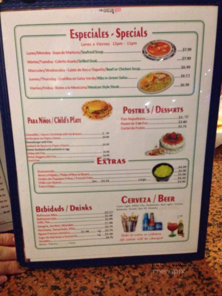 La Original - Arlington, TX menu_pic