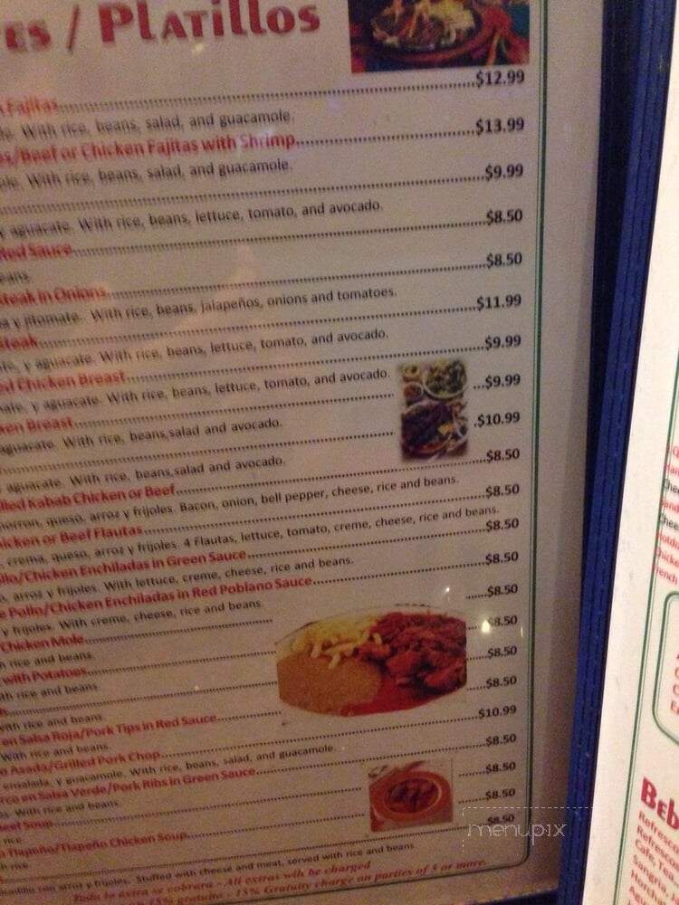 Taqueria la Original - Arlington, TX menu_pic