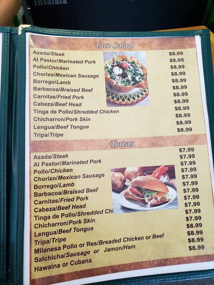 Taqueria Las Delicias - Goldsboro, NC menu_pic