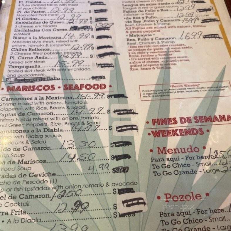 Taqueria La Sierrita - Milwaukee, WI menu_pic
