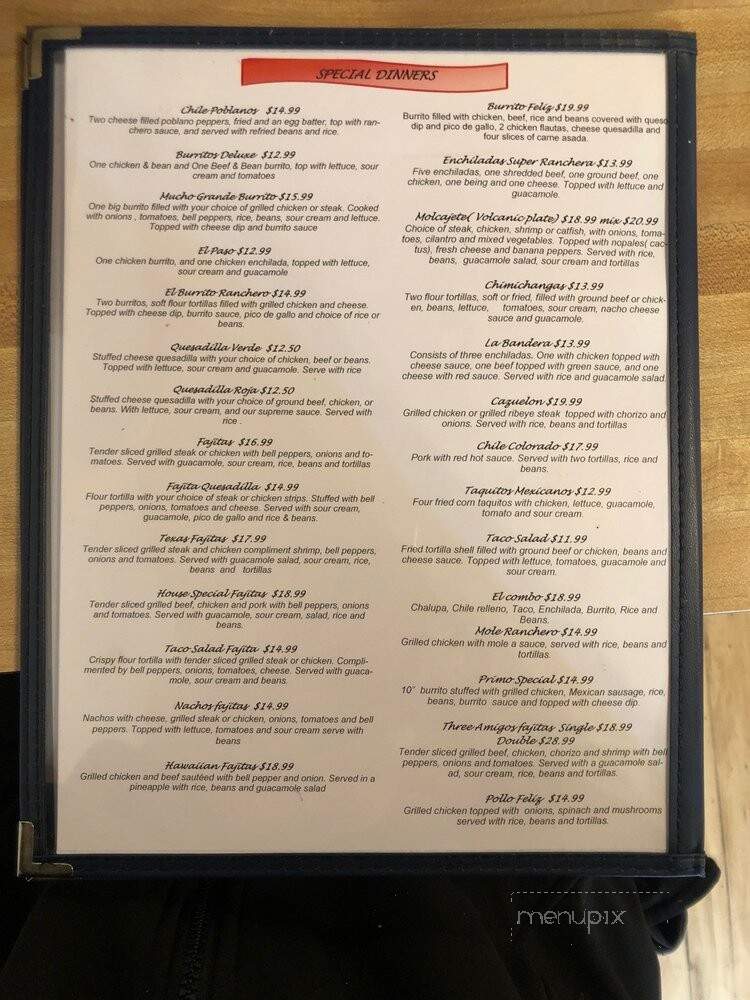 Taqueria Los Amigo - Geneva, NY menu_pic