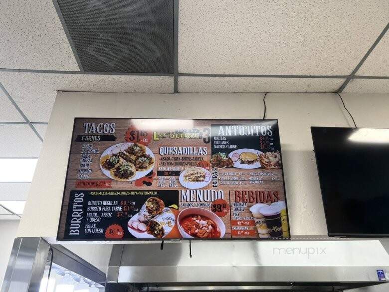 Taqueria Los Gueros #3 - Whittier, CA menu_pic