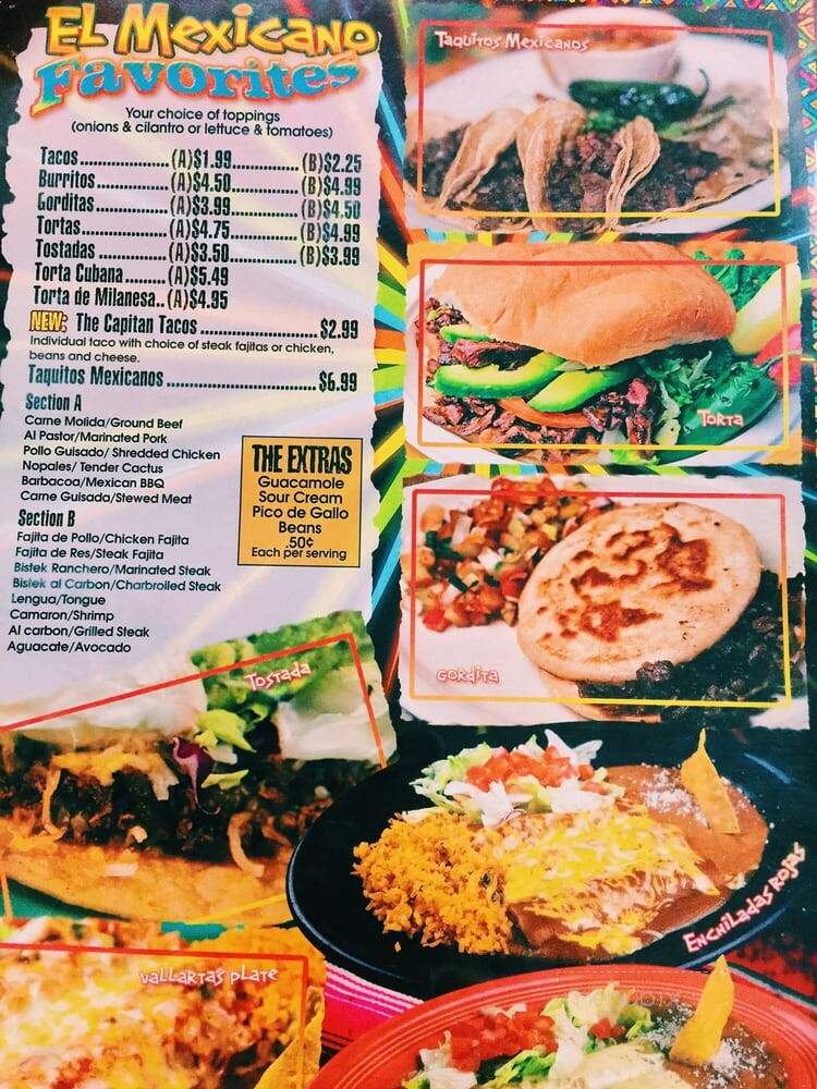 Taqueria Mexicano Grill #7 - Copperas Cove, TX menu_pic