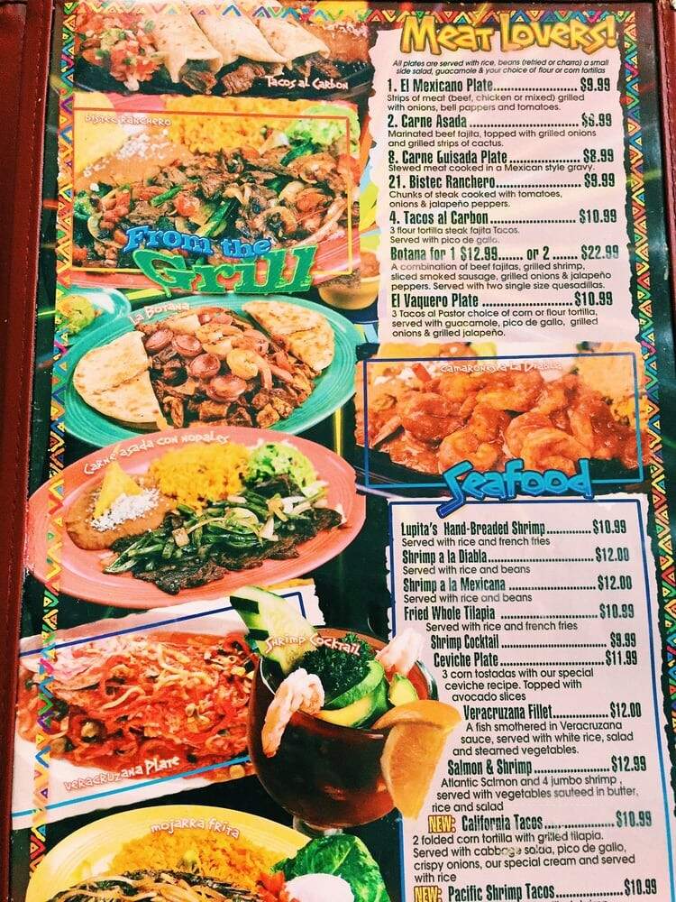 Taqueria Mexicano Grill #7 - Copperas Cove, TX menu_pic