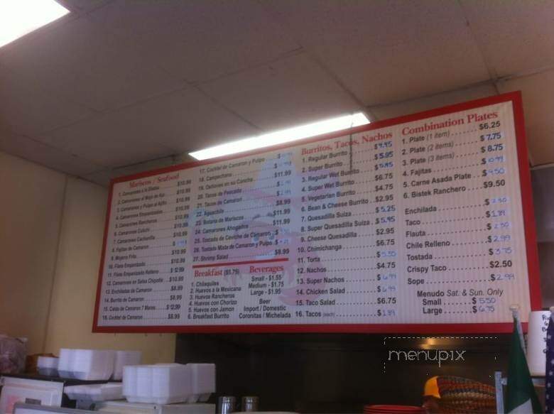 Taqueria Riverbank - Riverbank, CA menu_pic