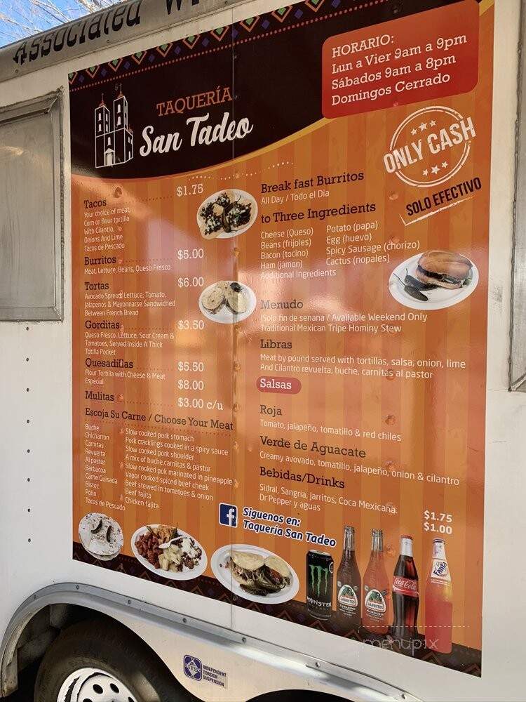 Taqueria Ruiz - Norman, OK menu_pic