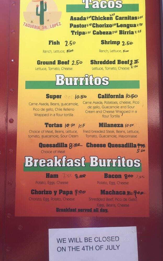 Taqueria Sr Lopez - Vancouver, WA